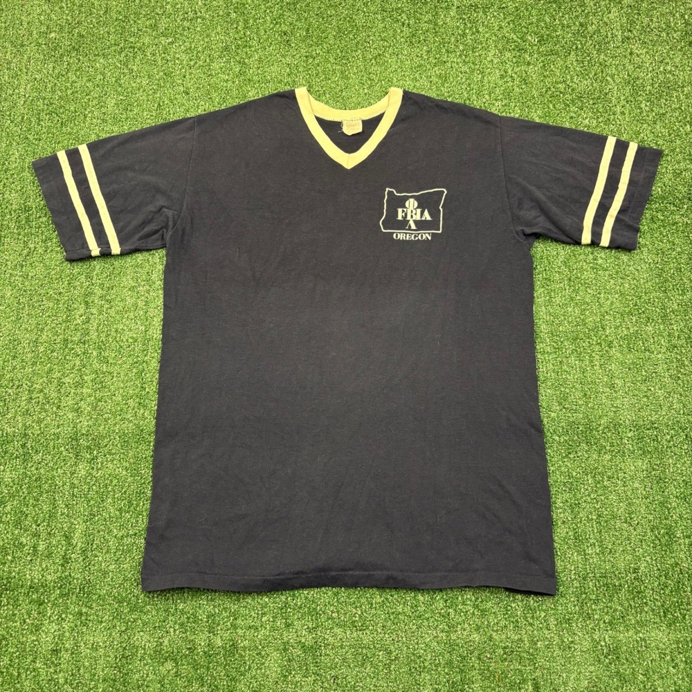 Vintage 70s Sport-T FBLA Oregon Ringer T-shirt